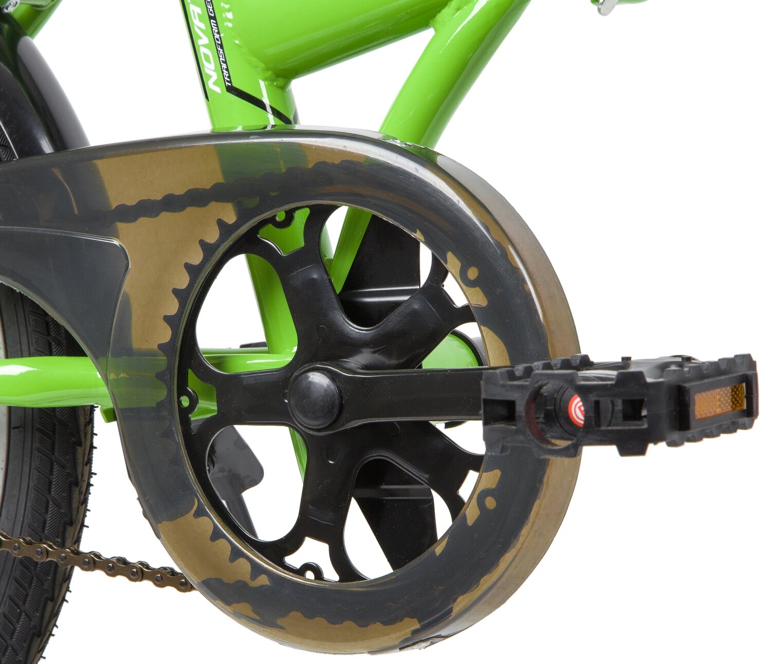 NOVATRACK TG-20 CLASSIC New 20" (2020) (Велосипед NOVATRACK 20" складной, TG30, салатовый, тормоз нож, двойной обод, сид. и руль комфор)