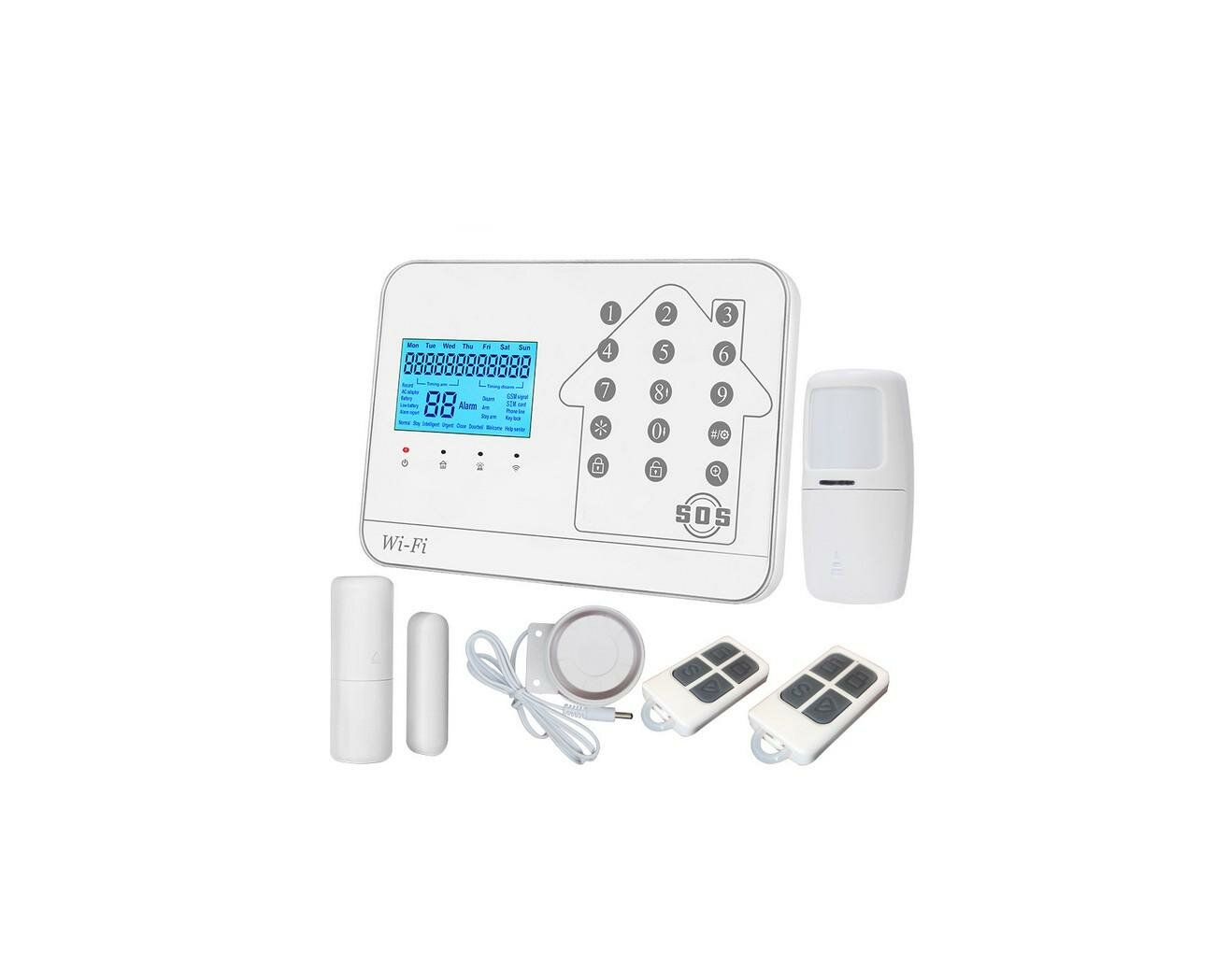 GSM сигнализации с датчиком движения недорогая сигнализация - Strazh Mod:Rubezh GSM/Wi-Fi (O45210BE) (для дома / квартиры / окон / человека)