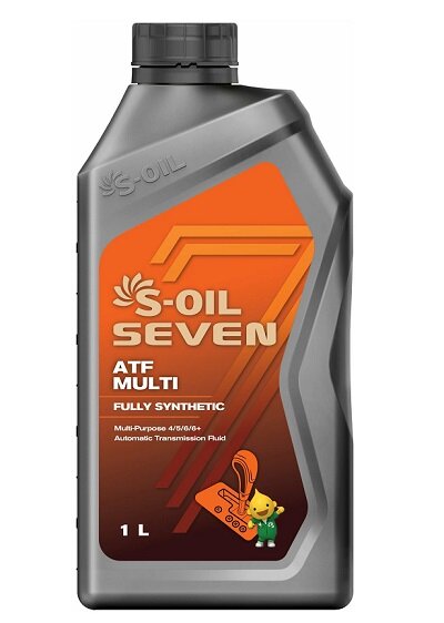 Трансмиссионное масло S-OIL 7 ATF MULTI 1л