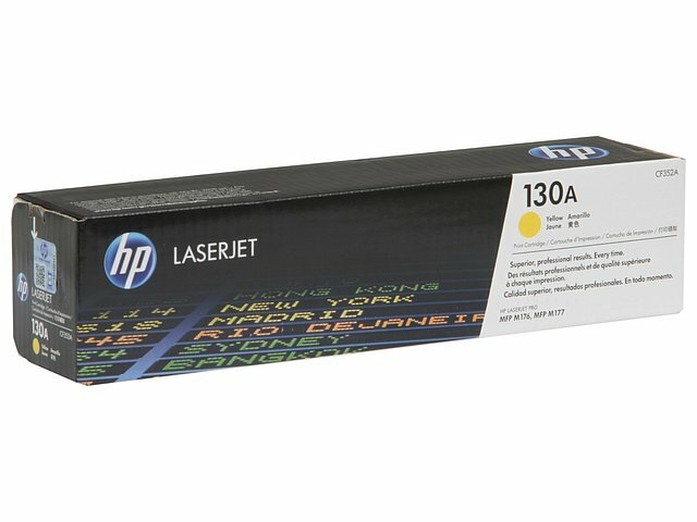 Картридж HP Картридж HP 130A CF352A (желтый) для LJ Pro MFP M176/177