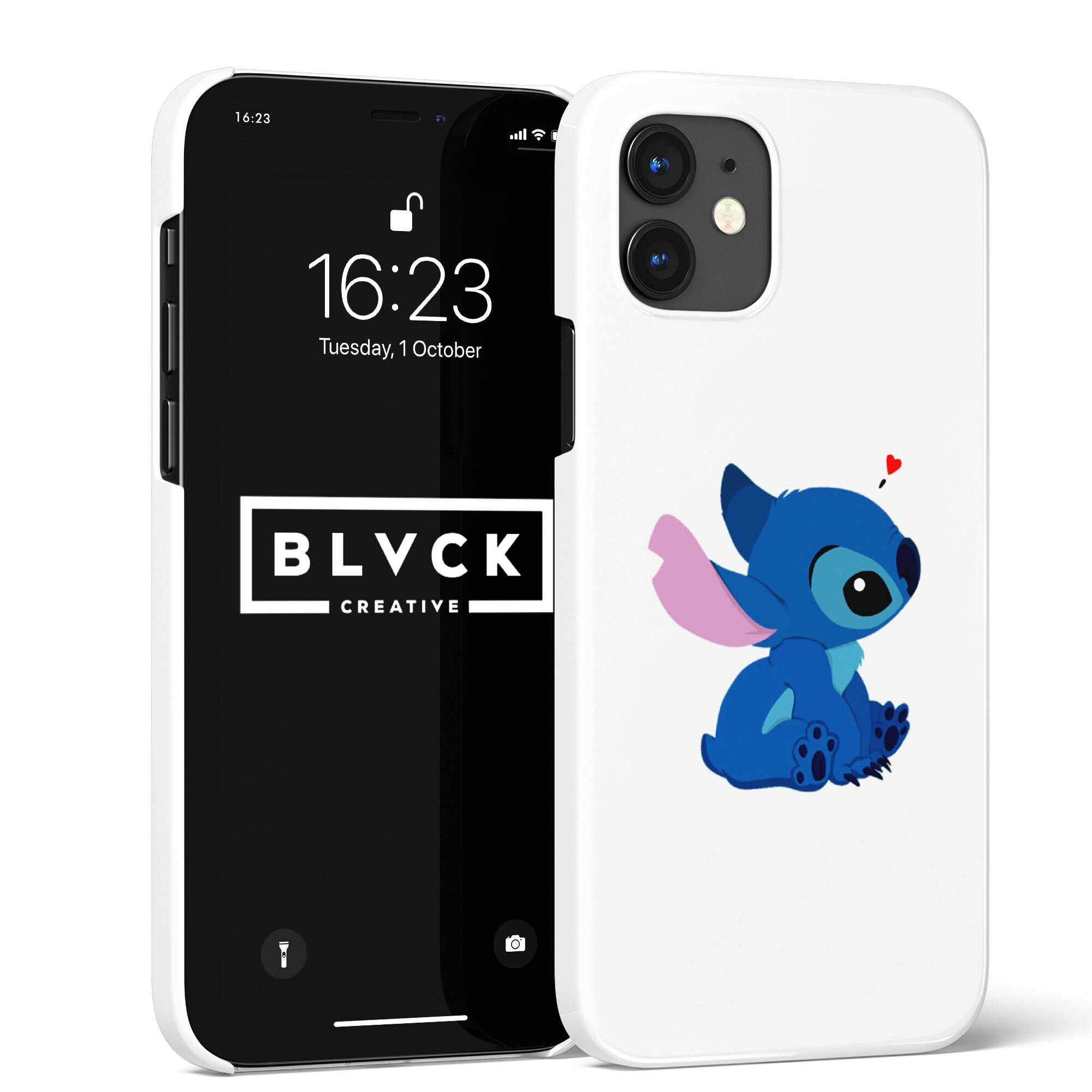 Чехол для IPhone 11 с рисунком "Lilo and Stitch" / Накладка с принтом Лило и Стич