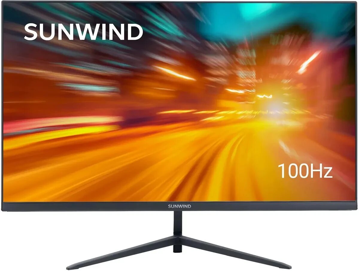 Монитор SunWind SM-24FV222 23.8" черный [sm24vb01]