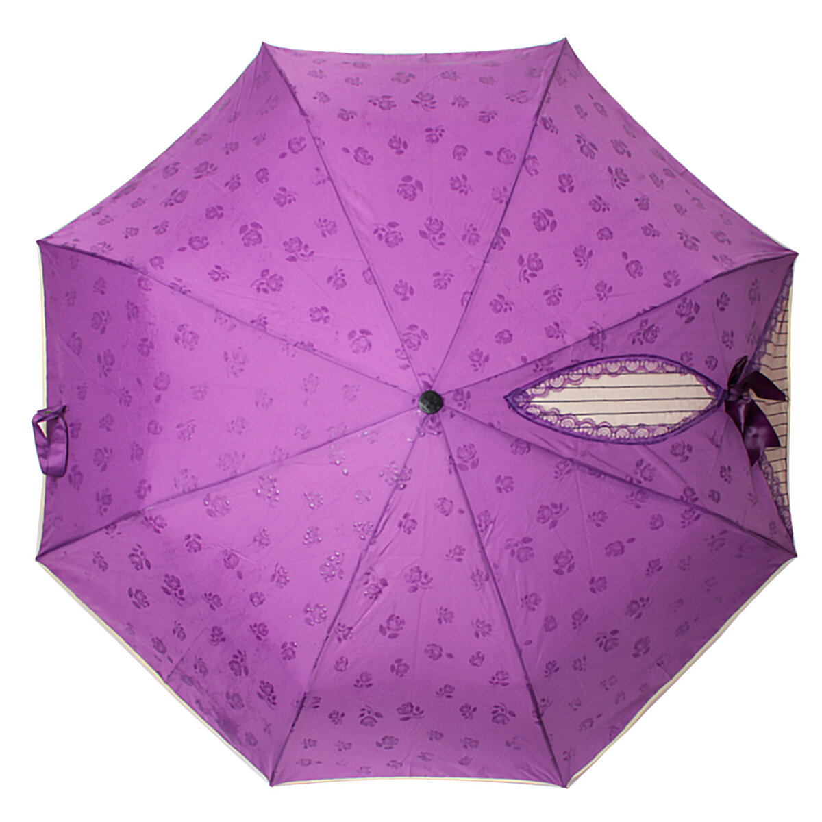 Зонт лилового цвета Flioraj 20004 FJ