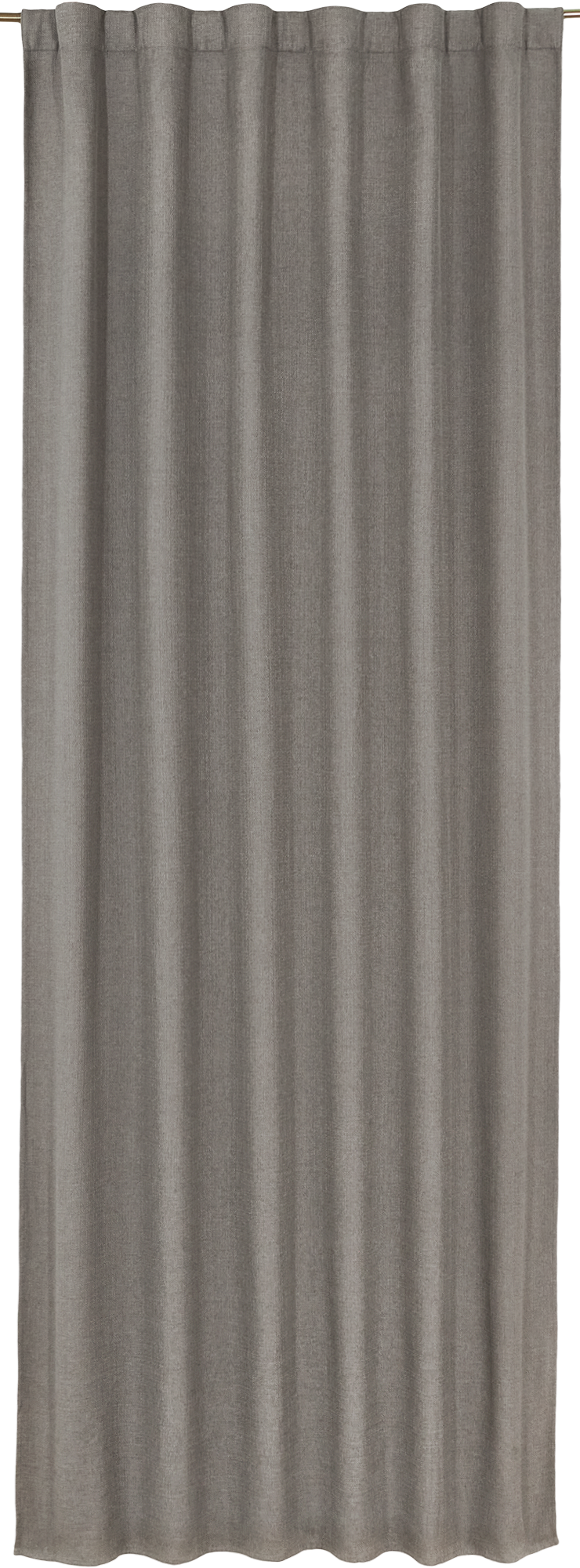 фото Штора на ленте Inspire Lidia 140X280 см цвет бежевый Ash 3