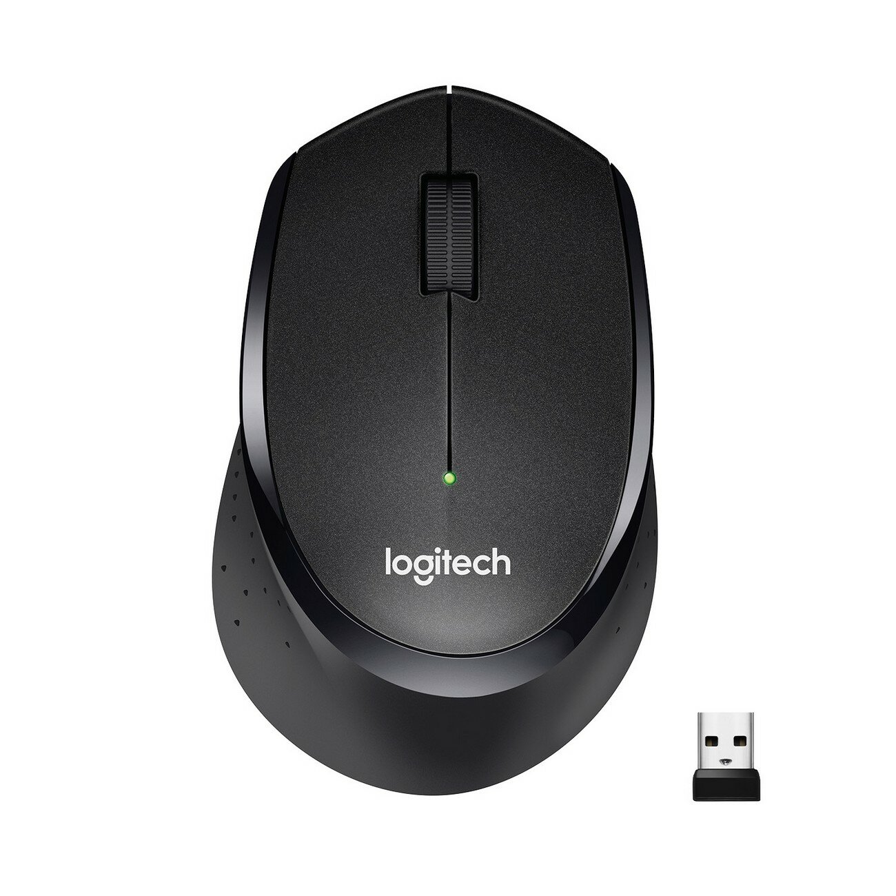 Мышь беспроводная Logitech M330 Silent Plus Black (910-004909)