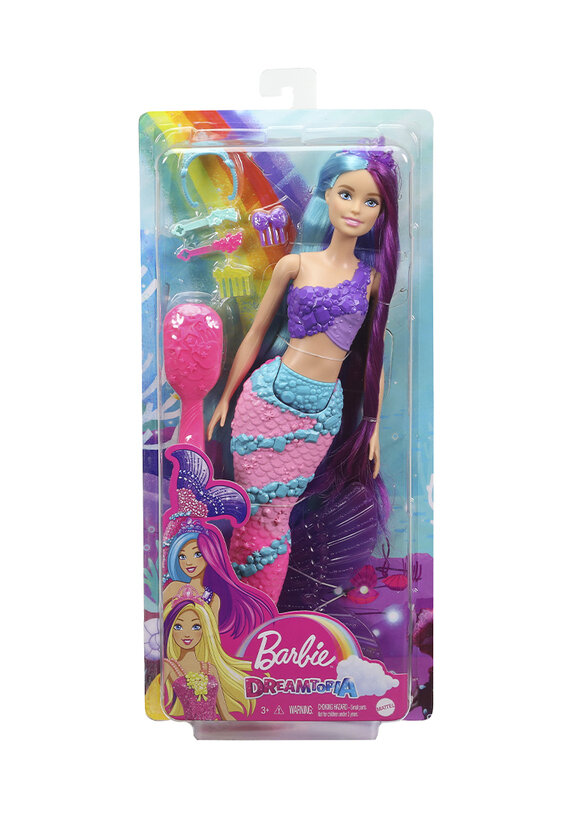 Barbie Кукла Barbie Дримтопия Русалка с длинными волосами GTF39