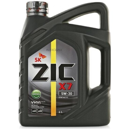 Синтетическое моторное масло ZIC X7 DIESEL 5W-30