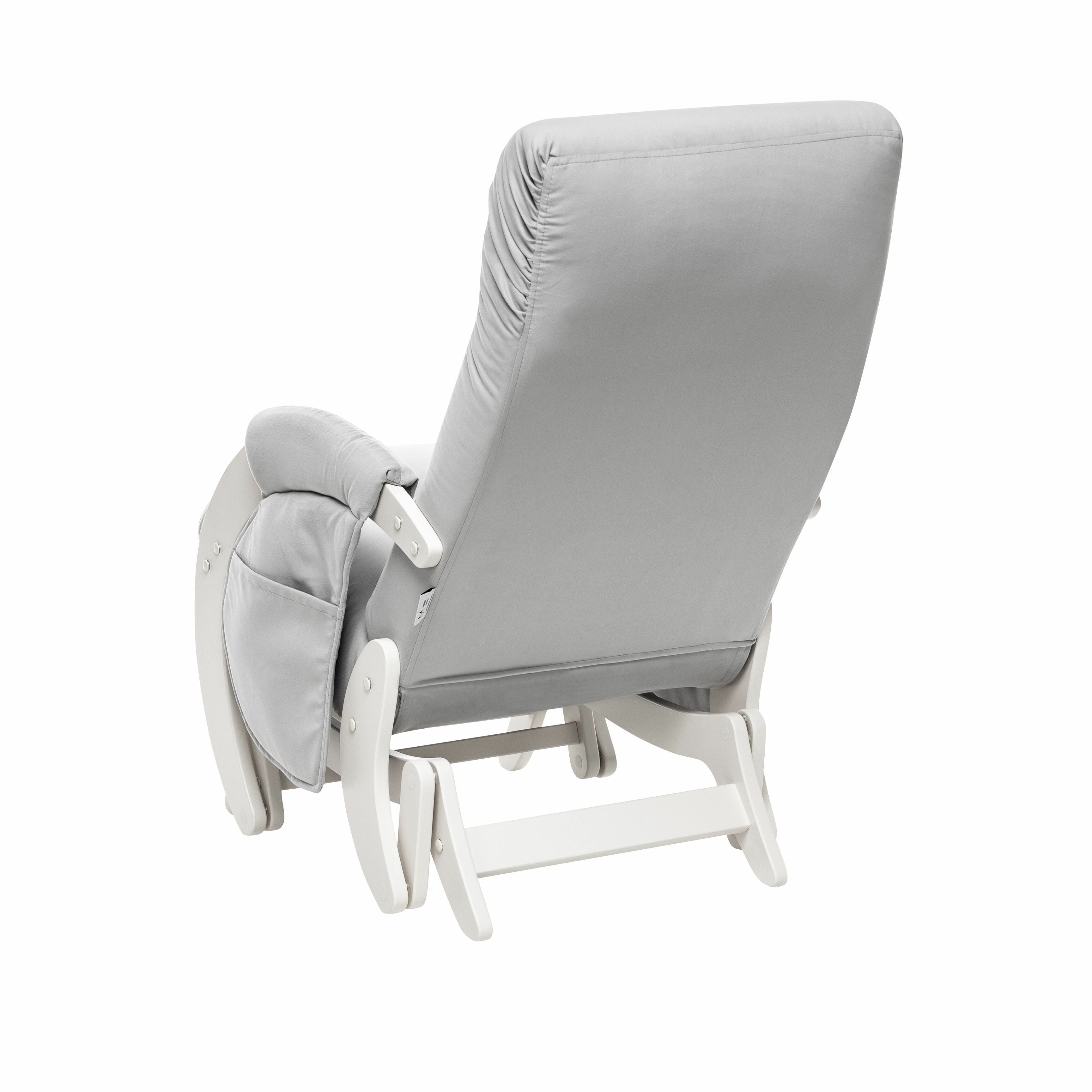 Кресло для кормления Milli Smile с карманами, Молочный дуб, ткань V 51 - фотография № 4