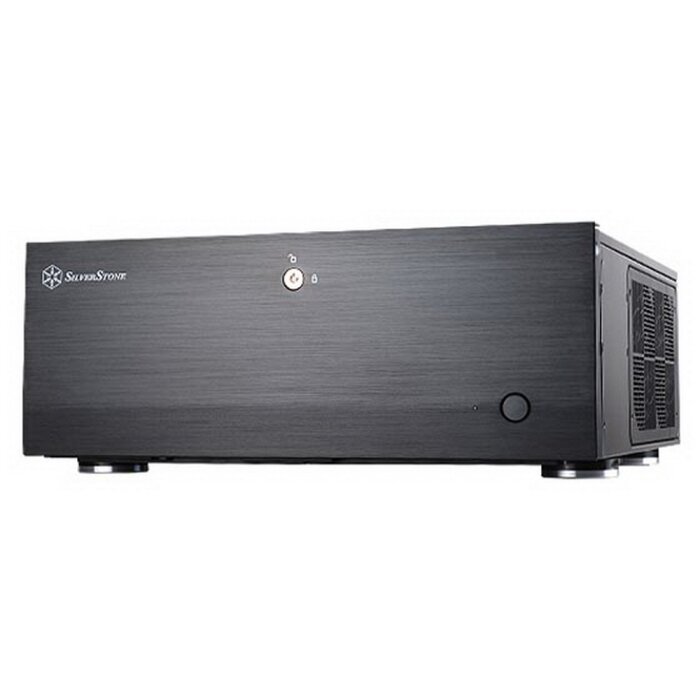 SST-GD07B Grandia HTPC ATX Computer Case, Silent High Airflow Performance, black (968875)