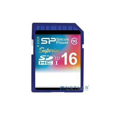 Память secure digital card 16gb Silicon Power class 10 Superior SDHC (SP016GBSDHCU1V10) .