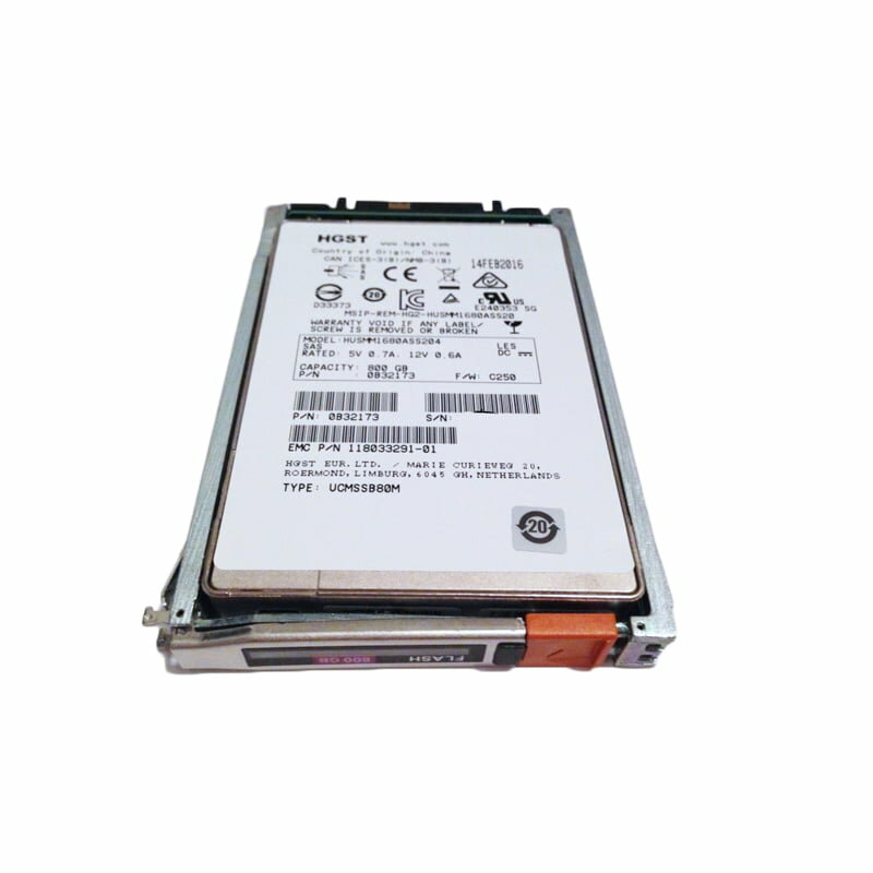 Жесткий диск EMC 800GB 2.5" 6Gb SAS, 005051130