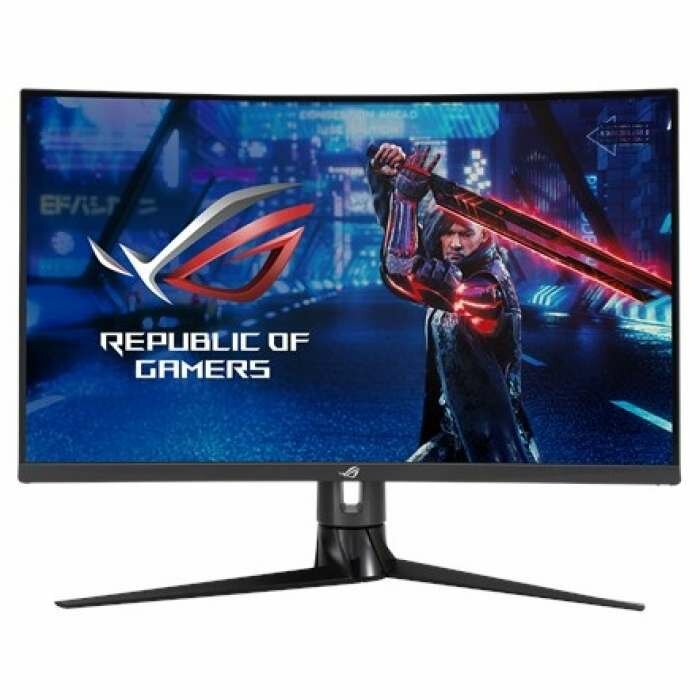 Монитор ASUS 31.5" ROG Strix XG32VC VA LED изогнутый, ProGaming, 2560x1440, 1ms, 400cd/m2, 3000:1, 178°/178°, HDMI, DP, USB Type-C, 170Hz, HDR 400, FreeSync, Tilt, Swivel, HAS, VESA, Black, 90LM03S0-B04170 ( XG32VC,дисплей ЖК, LCD, WQXGA, CURVED )