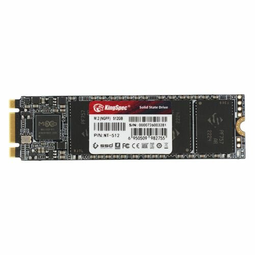 SSD накопитель KINGSPEC NT-512 512ГБ, M.2 2280, SATA III, M.2