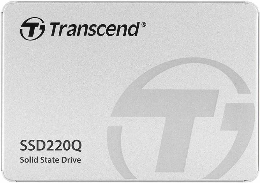 Накопитель SSD Transcend 220Q TS1TSSD220Q/SATA III/1 TB /Скорость чтения 550МБайт/с Скорость записи 500МБайт/с