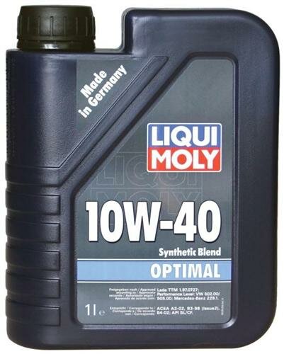 LIQUI MOLY 3929 10W-40 SL/CF OPTIMAL 1л (полусинт.мотор.масло)