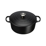 Le Creuset Кастрюля круглая для запекания 28 см, чугун LE CREUSET Черный матовый 21177280000430 - изображение