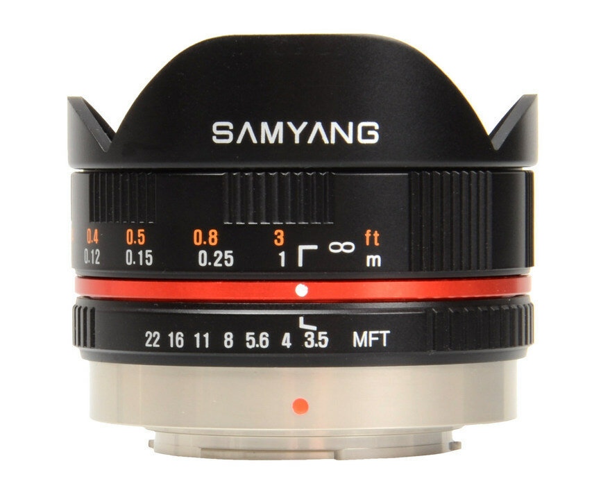 Объектив Samyang 7.5mm f/3.5 UMC Fish-eye Micro 4/3