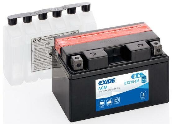 Аккумулятор Exide 8.6Ач прямая полярность ETZ10-BS