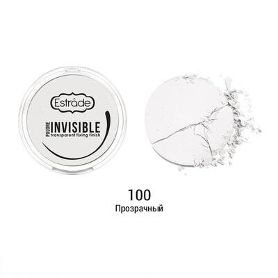 Пудра-финиш для лица Estrade Invisible, тон 100, прозрачный Estrade 4919145 .