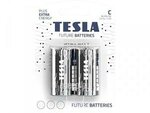 батарейки C - Tesla Silver+ (2 штуки) . - изображение
