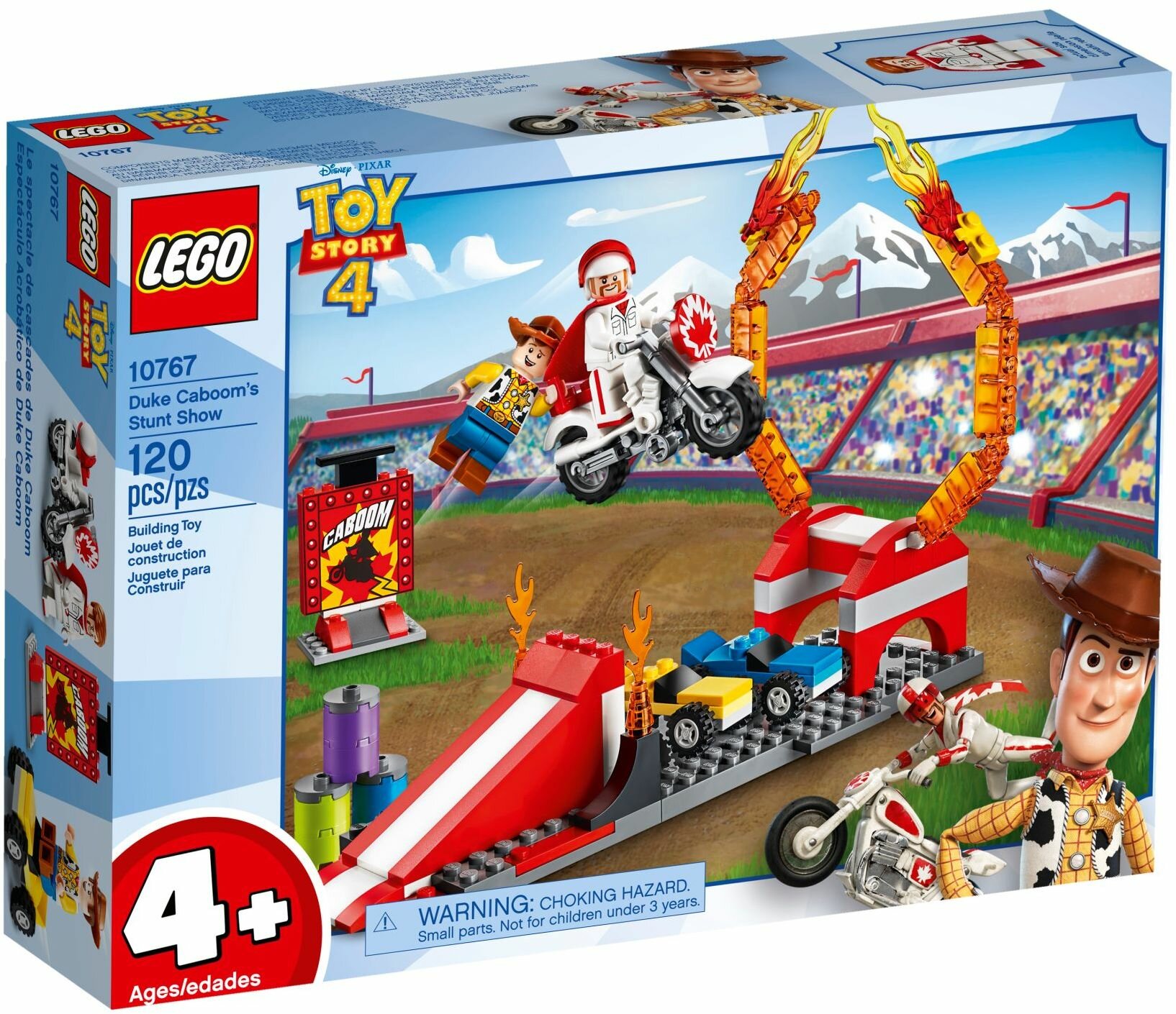 Lego 10767 Toy Story 4 Трюковое шоу Дюка Бубумса