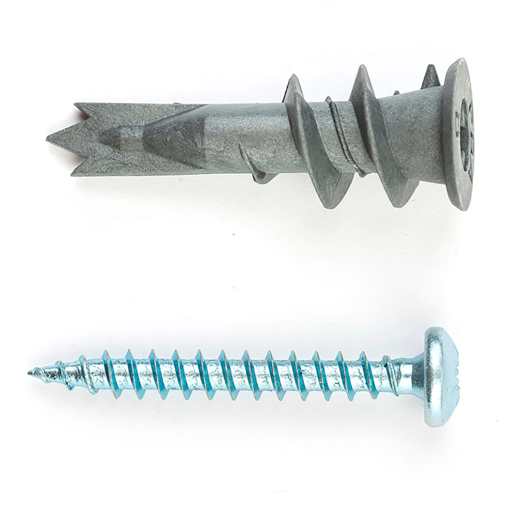 фото Анкер для гипсокартона усиленный Driva европартнер PBAM D14х39 мм с шурупом 25 шт