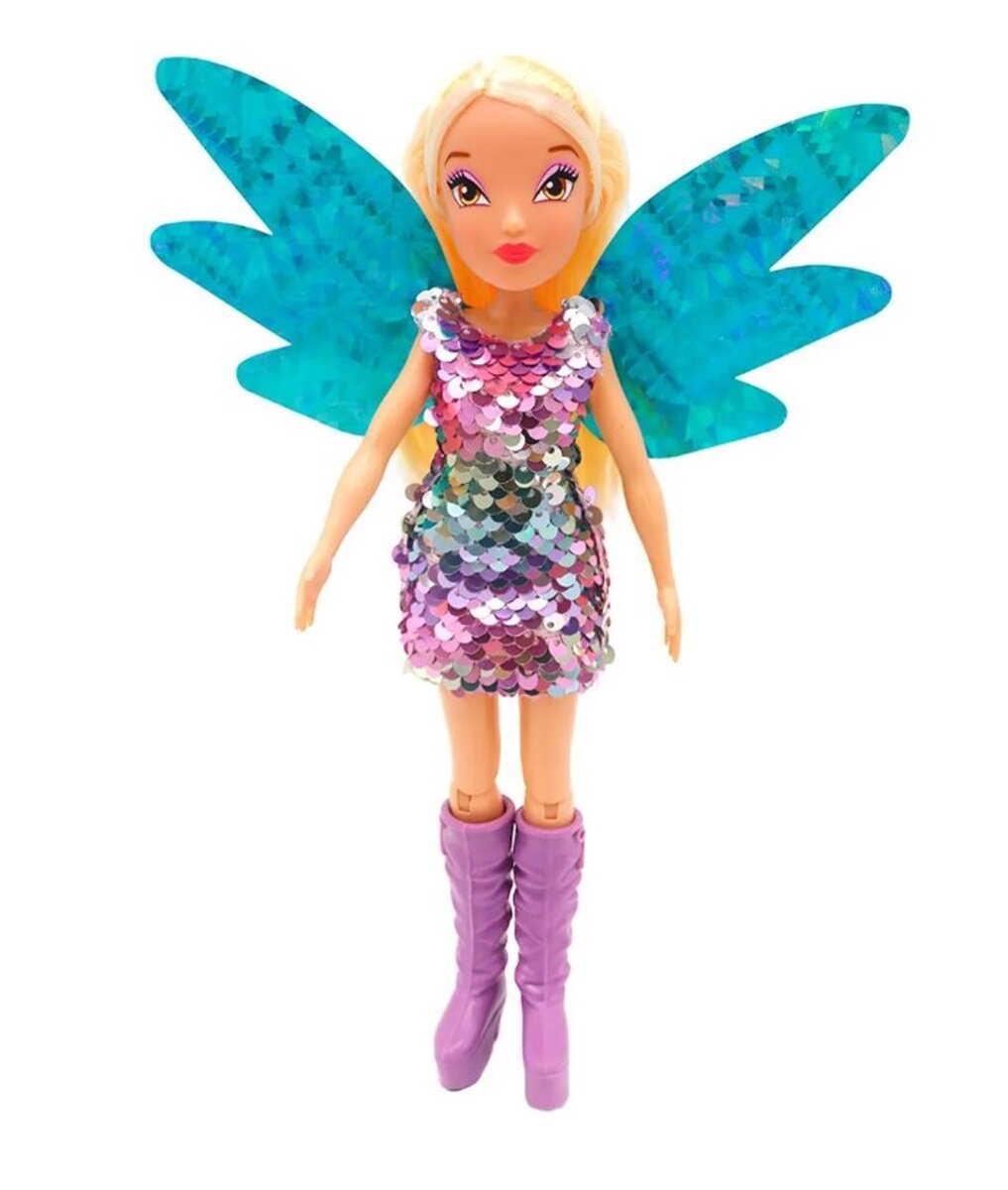 Шарнирная кукла Winx Club Magic reveal. Стелла, с крыльями, 3 шт, 24 см IW01302203