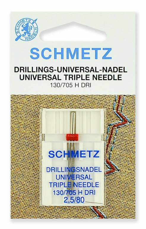 SCHMETZ Иглы тройные DRI №80/2.5, 1шт.