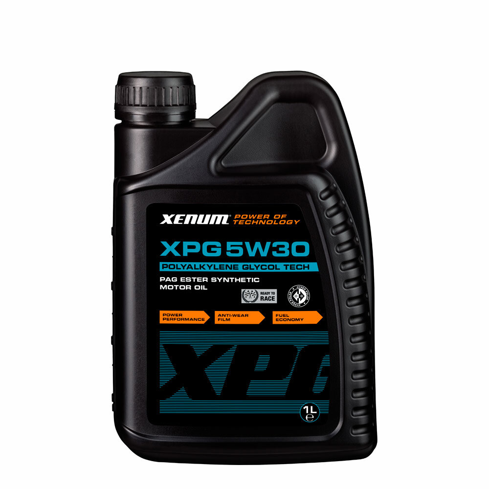 Масло моторное Xenum XPG 5W30 полиалкиленгликолевое с добавлением эстеров (1л.) XNM-XPG-5W30-1L