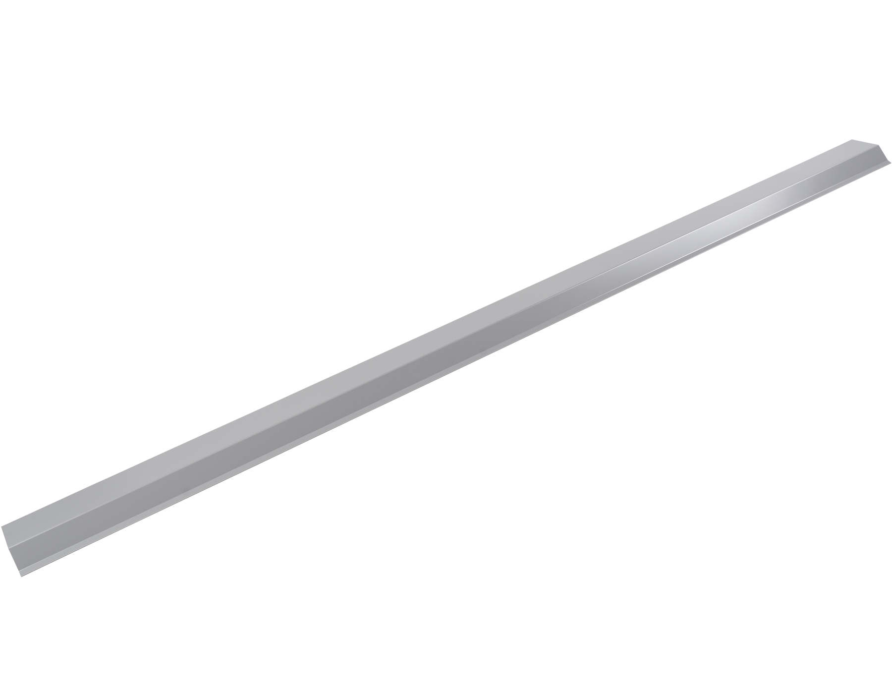 Планка карнизная полиэстер, RAL 7004 серый, шт. - фотография № 1