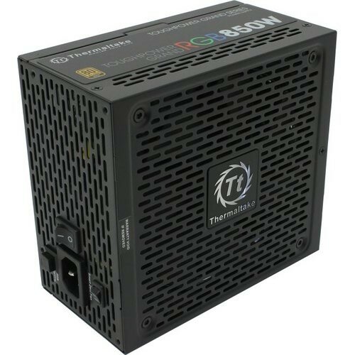 Thermaltake Блок питания ATX 850W Toughpower Grand RGB Sync 80+ gold 24+2x 4+4 pin APFC 140mm fan color LED 12xSATA Cab Manag RTL PS-TPG-0850FPCGEU-S