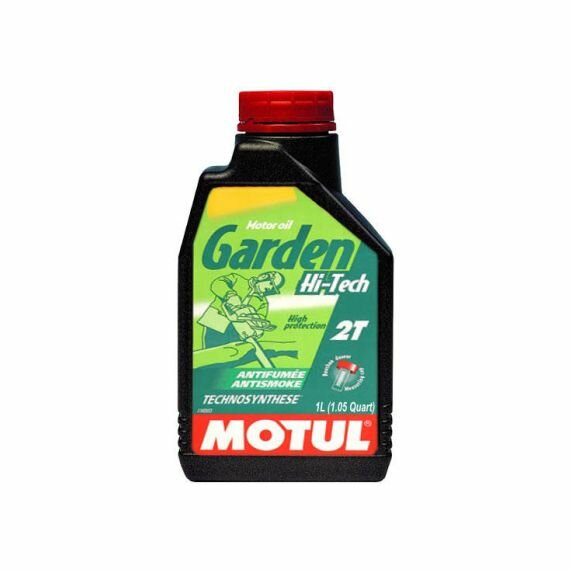 Масло минеральное 2-тактное для газонокосилок Motul Garden 2T Hi-Tech (1л) MOTUL-GARDEN-2T-1L