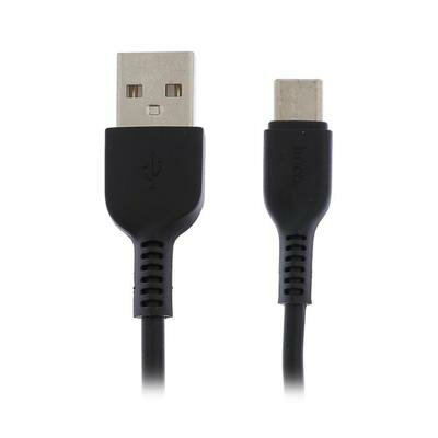 Кабель Hoco X13, Type-С - USB, 3 А, 1 м, черный Hoco 4622590 .