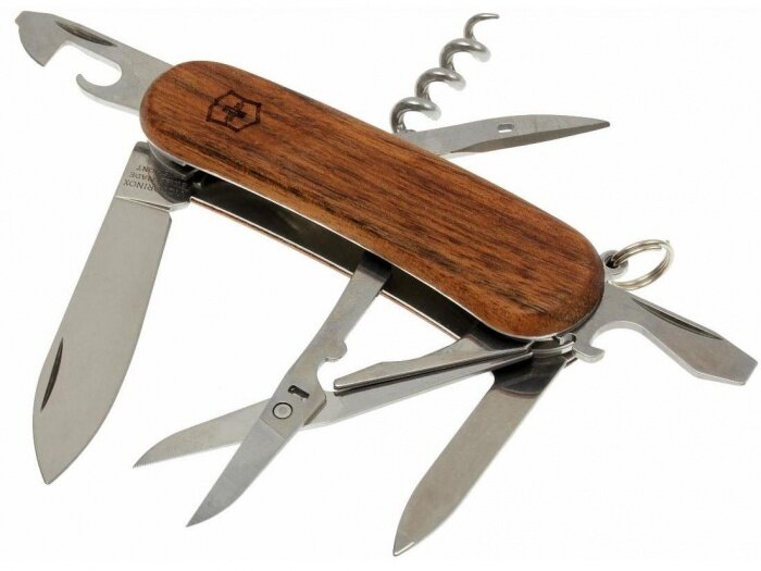 Нож перочинный Victorinox EvoWood 14 (2.3901.63) 85мм 12функций дерево карт.коробка - фото №2