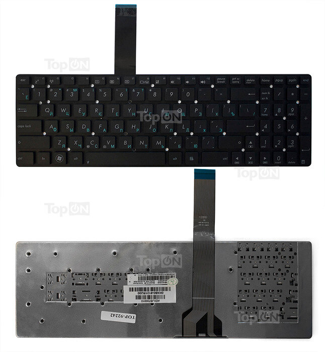 Клавиатура для ноутбука Asus K55 K55A K55Vd K55Vm K55xi Без Рамки 0KNB0-6121RU00