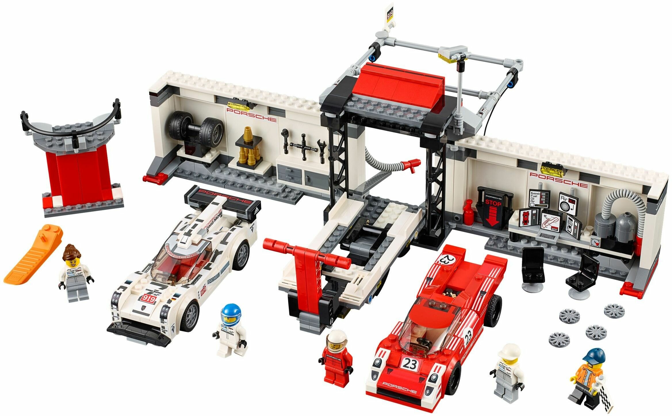LEGO 75876 - Лего Порше 919 Гибрид и 917К Пит Лайн