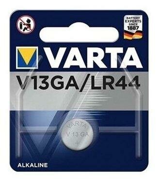 Дисковый элемент питания Varta V13GA Alkaline 1.5V BL1 , 1шт.