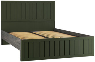 Кровать "Прованс" 1,6 м с ортопедическим основанием (Зеленый дип)