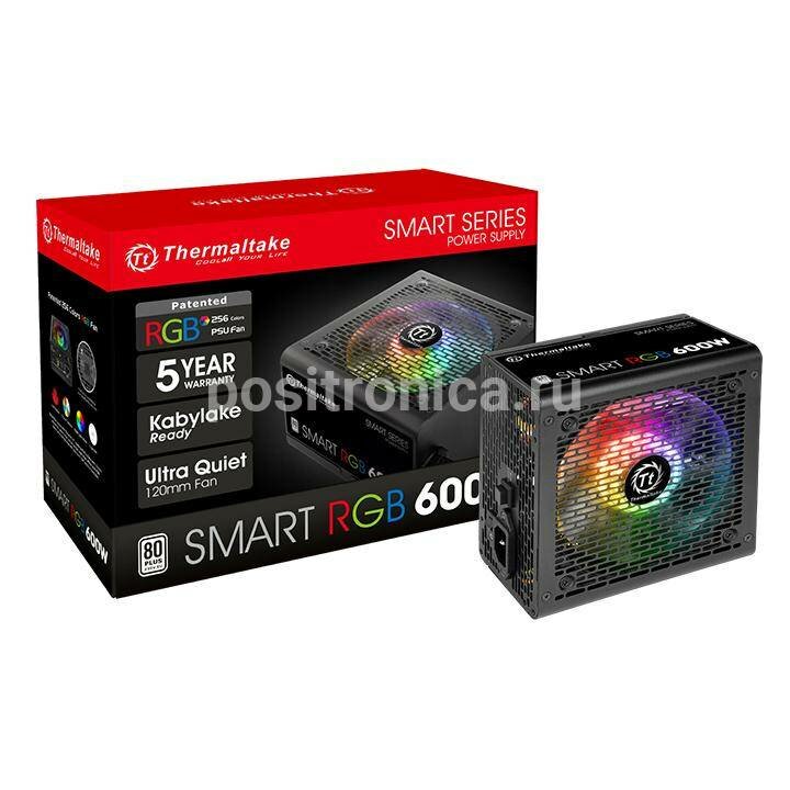   Thermaltake Smart RGB 600 (ps-spr-0600nhsawe-1)