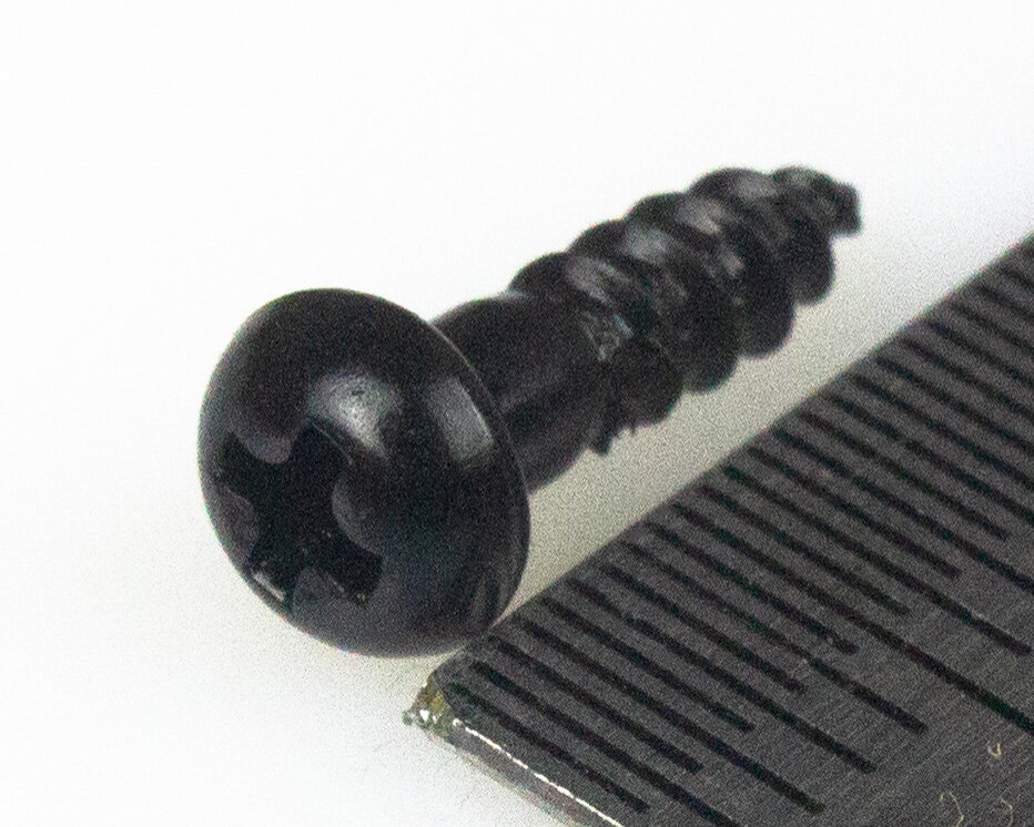 HOSCO WS-21B, cаморез для колков (2.7 x 10 mm), черный