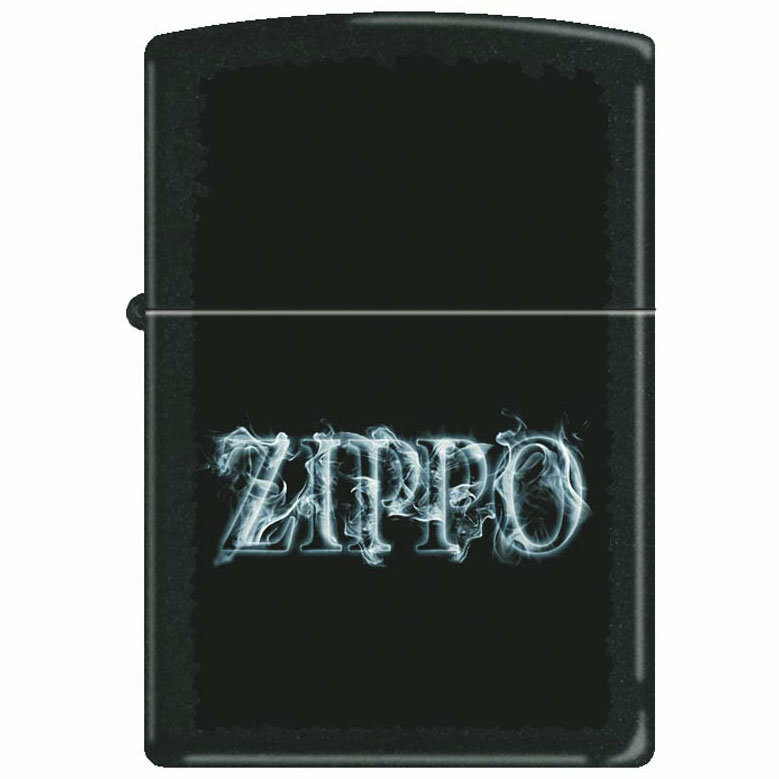 Зажигалка Zippo 218 Smoking Black Matte черная матовая ZIPPO-218-SMOKING