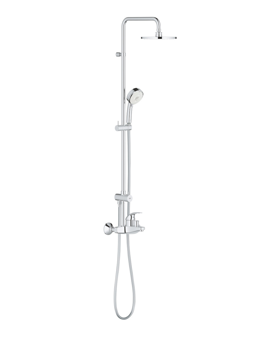 Душевая система Grohe Tempesta Cosmopolitan System 200 с однорычажным смесителем для ванны, настенный монтаж, хром 26305001