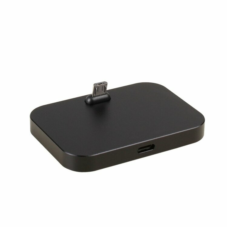 Зарядная док станция с Micro USB екером дляартфонов (Black)