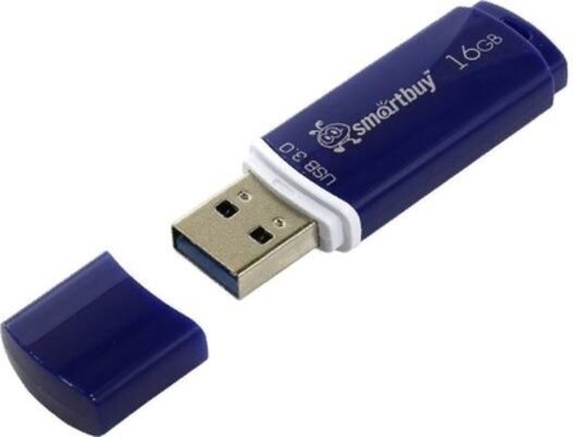 Флешка 16Gb Smartbuy SB16GBCRW-BL .