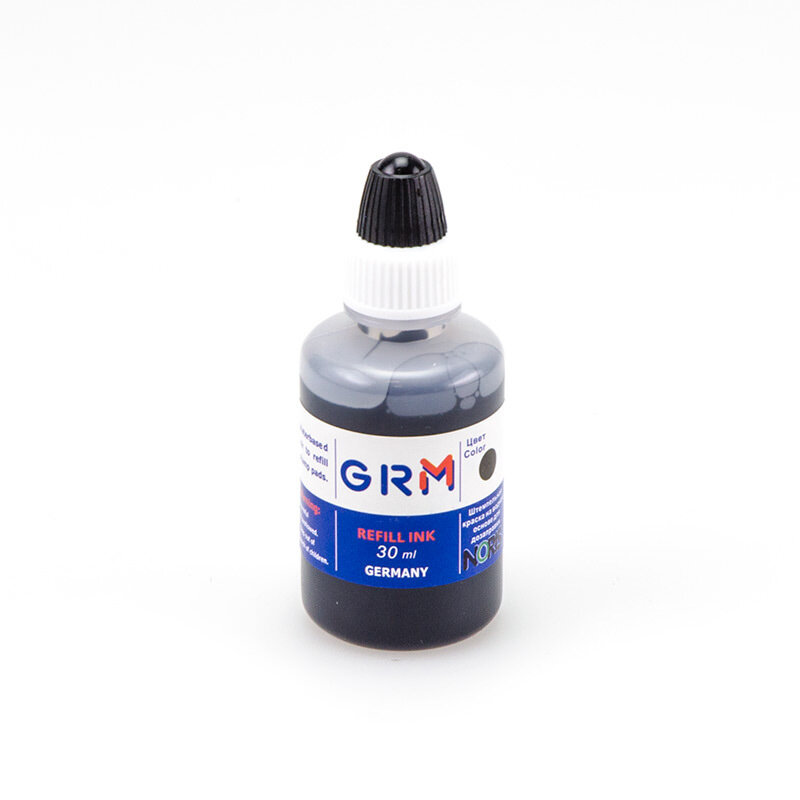 фото GRM Штемпельная краска черная 30 мл