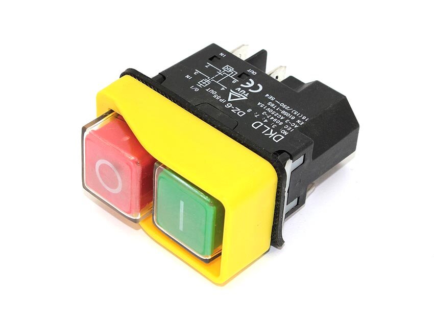 фото Выключатель для бетономешалки/плиткореза, 4 контакта (G1067-1) 301107