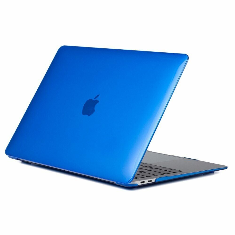 Пластиковый чехол для Apple MacBook Air 13.3" A1932 (2018) / Air 13.3" с дисплеем Retina (2018) / MacBook Air (M1, 2020) (синий)