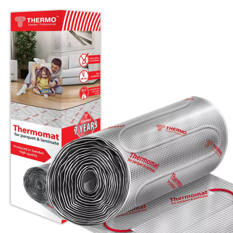 фото Нагревательный мат под паркет и ламинат Thermomat TVK-130 LP (1,5 кв. м)
