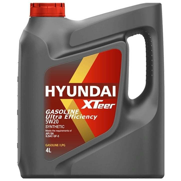 Масло моторное Hyundai XTeer Gasoline Ultra Efficiency 5W-20 (4л) HY-5W20-ULT-4L