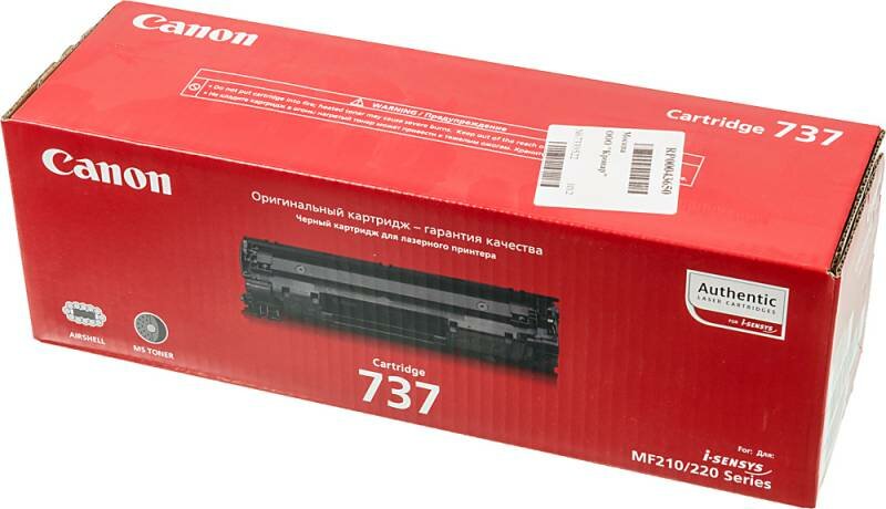 Тонер Картридж Canon 737 9435B004 черный (2400стр.) для Canon i-Sensys MF211/212/216/217/226/229
